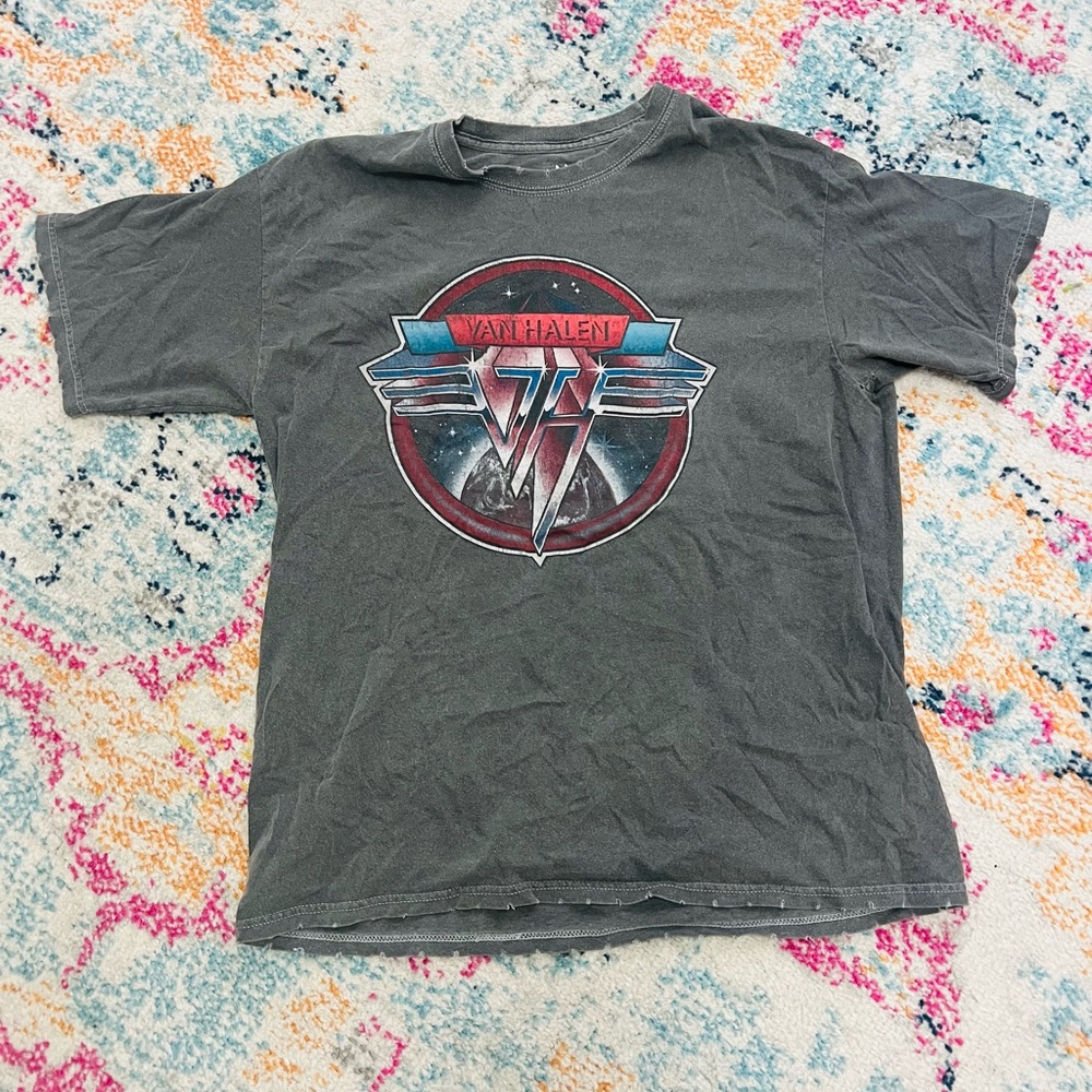 Vintage washed Van Halen band tee